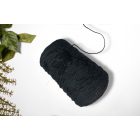 01 - Fekete gyapjú fonal 500 gramm