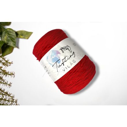 03 - Piros gyapjú fonal 500 gramm