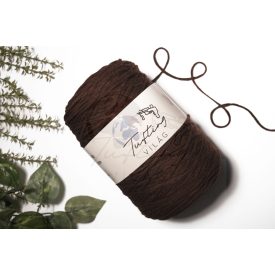 082 - Dark brown acryl yarn 400 grams