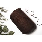 082 - Dark brown acryl yarn 400 grams