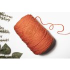 088 - Fiery orange acryl yarn 400 grams