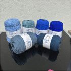 090 Sötétélénk kék - Akril fonal 400 gramm