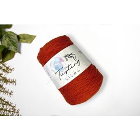 12 - Sötétnarancs gyapjú fonal 500 gramm