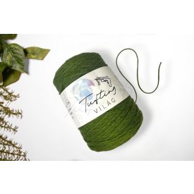 24 - Erdőzöld gyapjú fonal 500 gramm