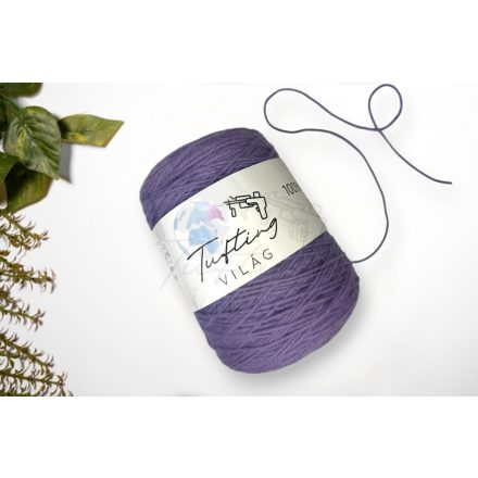 31 - Ibolyalila gyapjú fonal 500 gramm