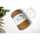 40 - Csikóbarna gyapjú fonal 500 gramm