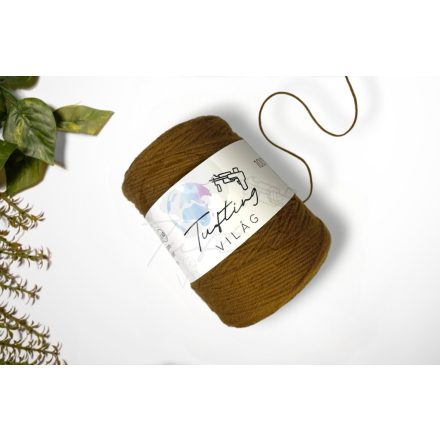 43 - Mókusbarna gyapjú fonal 500 gramm