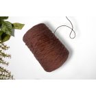 45 - Sötétbarna gyapjú fonal 500 gramm