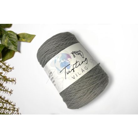 49 - Szürke gyapjú fonal 500 gramm