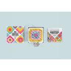 50 horgolt négyzet kártyákon