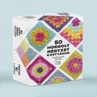 50 horgolt négyzet kártyákon