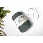 50 - Sötétszürke gyapjú fonal 500 gramm