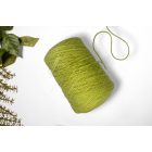 52 - Limezöld gyapjú fonal 500 gramm