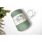 54 - Halványzöld gyapjú fonal 500 gramm