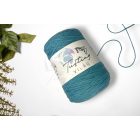 59 - Korallkék gyapjú fonal 500 gramm