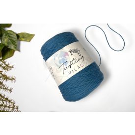 62 - Pasztell kék gyapjú fonal 500 gramm