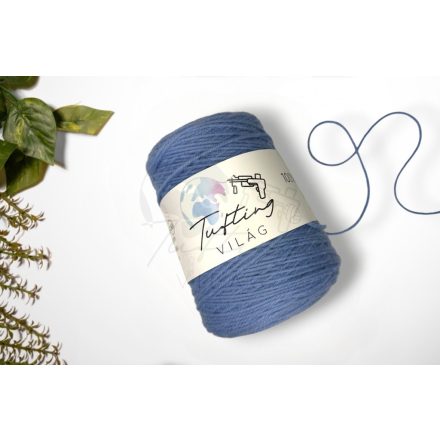 63 - Áfonyakék gyapjú fonal 500 gramm