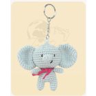 Eli, az elefánt - mini amigurumi kulcstartó készlet