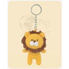 Levi, az oroszlán - mini amigurumi kulcstartó készlet