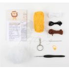 Levi, az oroszlán - mini amigurumi kulcstartó készlet