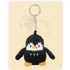 Pip, a pingvin - mini amigurumi kulcstartó készlet