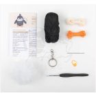 Pip, a pingvin - mini amigurumi kulcstartó készlet