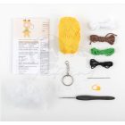 Gigi, a zsiráf - mini amigurumi kulcstartó készlet