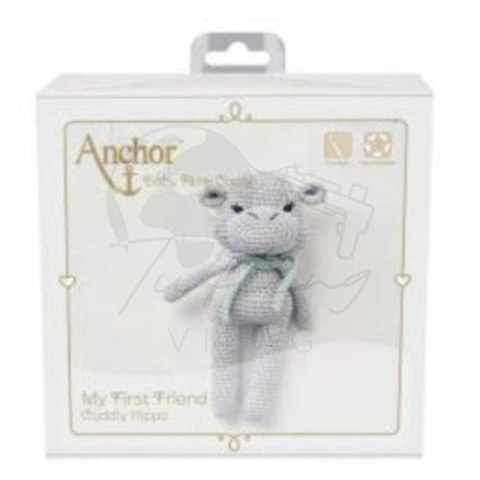 Cuddly Hippo - Amigurumi crochet kit