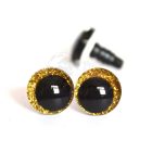 Csillámos biztonsági szem 10 mm