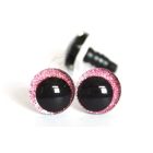 Csillámos biztonsági szem 10 mm