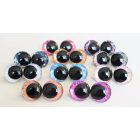 Glitteres biztonsági szem nagy pupillás 20 mm