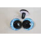 Glitteres biztonsági szem nagy pupillás 20 mm