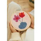 DMC Punch needle kit - Gentle Flowers