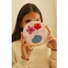 DMC Punch needle kit - Gentle Flowers