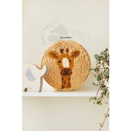 DMC Punch needle kit - Geroge Giraffe