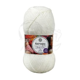   01. Baby One Lux K010SE - Fehér Holografikus Csillogós akril fonal