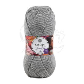 17. Baby One Lux K1000 - Szürke Csillogós akril fonal