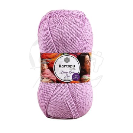 14. Baby One Lux K739 - Lila Csillogós akril fonal