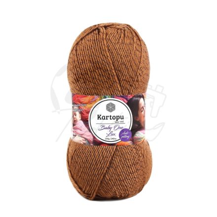 08. Baby One Lux K846 - Sötétbarna Csillogós akril fonal