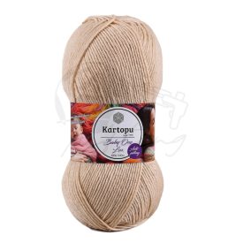 07. Baby One Lux K855 - Világosbarna Csillogós akril fonal