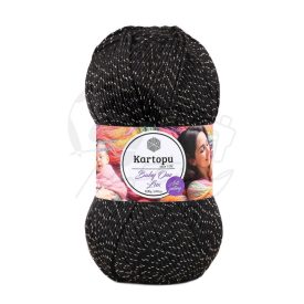   18. Baby One Lux K940-AL - Fekete/arany Csillogós akril fonal