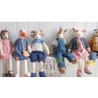 Kötött állatok - kötésminták aranyos figurákhoz