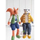 Kötött állatok - kötésminták aranyos figurákhoz