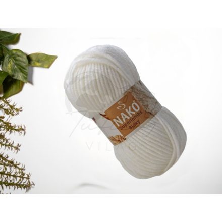 01. Nako Superlambs Bulky 208 - Fehér