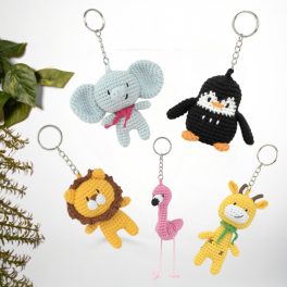 Keychain amigurumi kits
