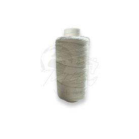High-strength white sewing thread