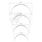 Curved sewing needle