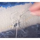 Curved sewing needle